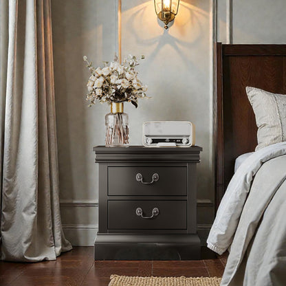 Nightstand With 2 Drawers - The Sleep Loft - Online Mattress Showroom NYC