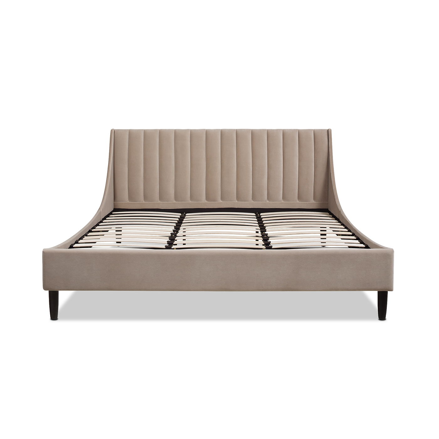 Aspen - Vertical Tufted Modern Headboard Platform Bed Set - The Sleep Loft - Online Mattress Showroom NYC