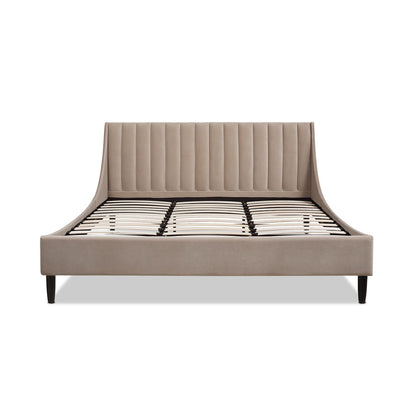 Aspen - Vertical Tufted Modern Headboard Platform Bed Set - The Sleep Loft - Online Mattress Showroom NYC