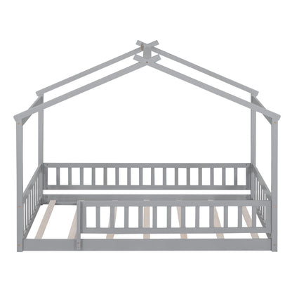 Bed House Bed Frame With Fence - The Sleep Loft - Online Mattress Showroom NYC