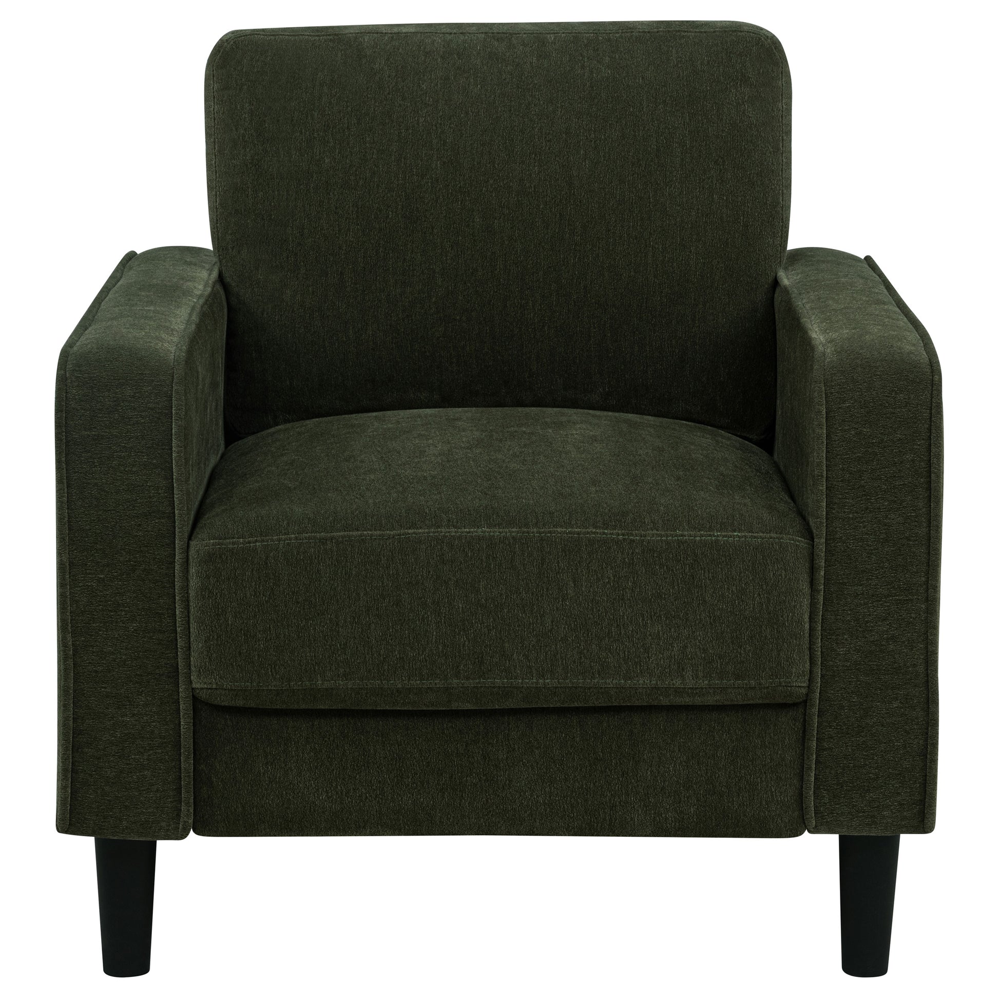 Ruth 3-piece Fabric Upholstered Track Arm Sofa Matcha Green