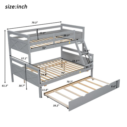 Bunk Bed With Ladder And Safety Guardrail - The Sleep Loft - Online Mattress Showroom NYC