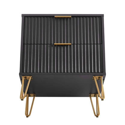 Dumbo - Nightstand With 2 Drawers - The Sleep Loft - Online Mattress Showroom NYC