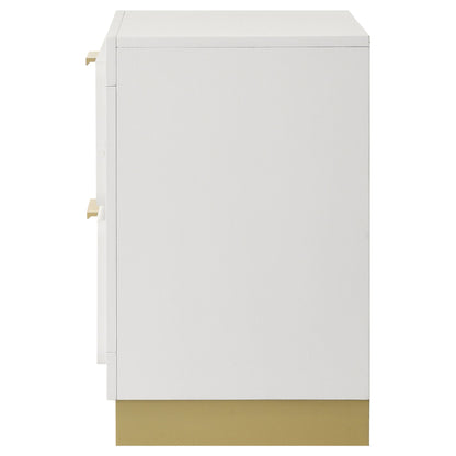 Sophia - 2 Drawer Nightstand - The Sleep Loft - Online Mattress Showroom NYC