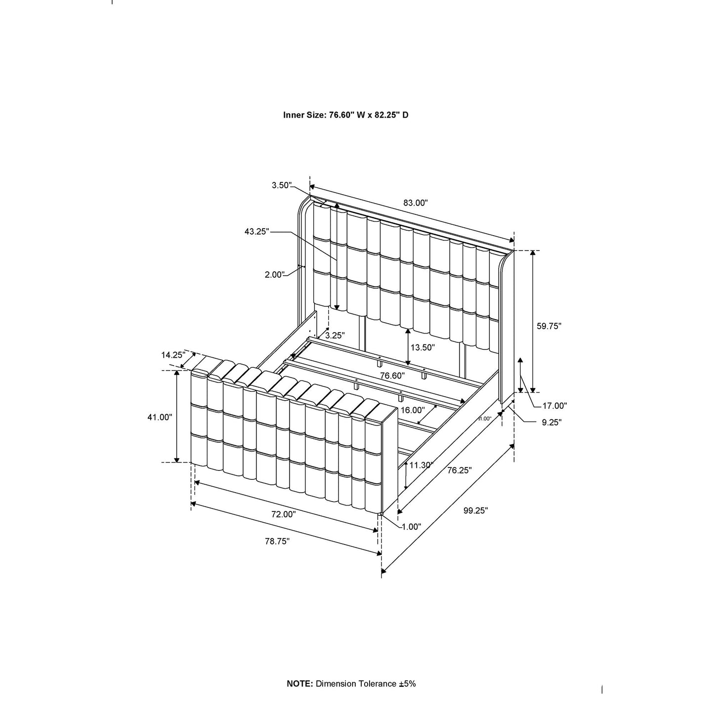 Isaiah - Bed With TV Lift-LED Speakers And Fireplace - The Sleep Loft - Online Mattress Showroom NYC