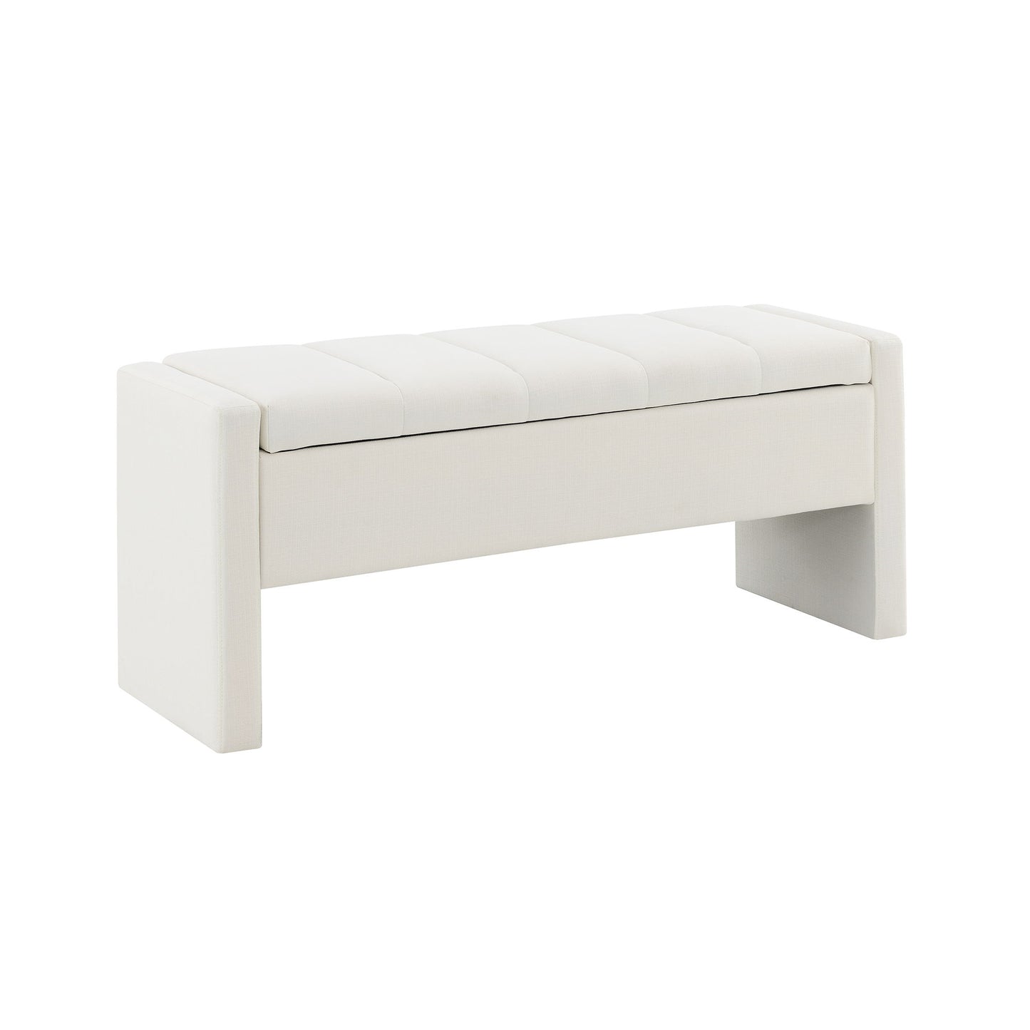 Modern Upholstered Large Bed End Bench With Storage - The Sleep Loft - Online Mattress Showroom NYC