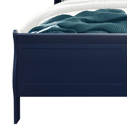 Charlston - Modern Sleigh Design Bed With LED - The Sleep Loft - Online Mattress Showroom NYC