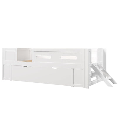 Platform Bed With Guardrail And Drawer - The Sleep Loft - Online Mattress Showroom NYC