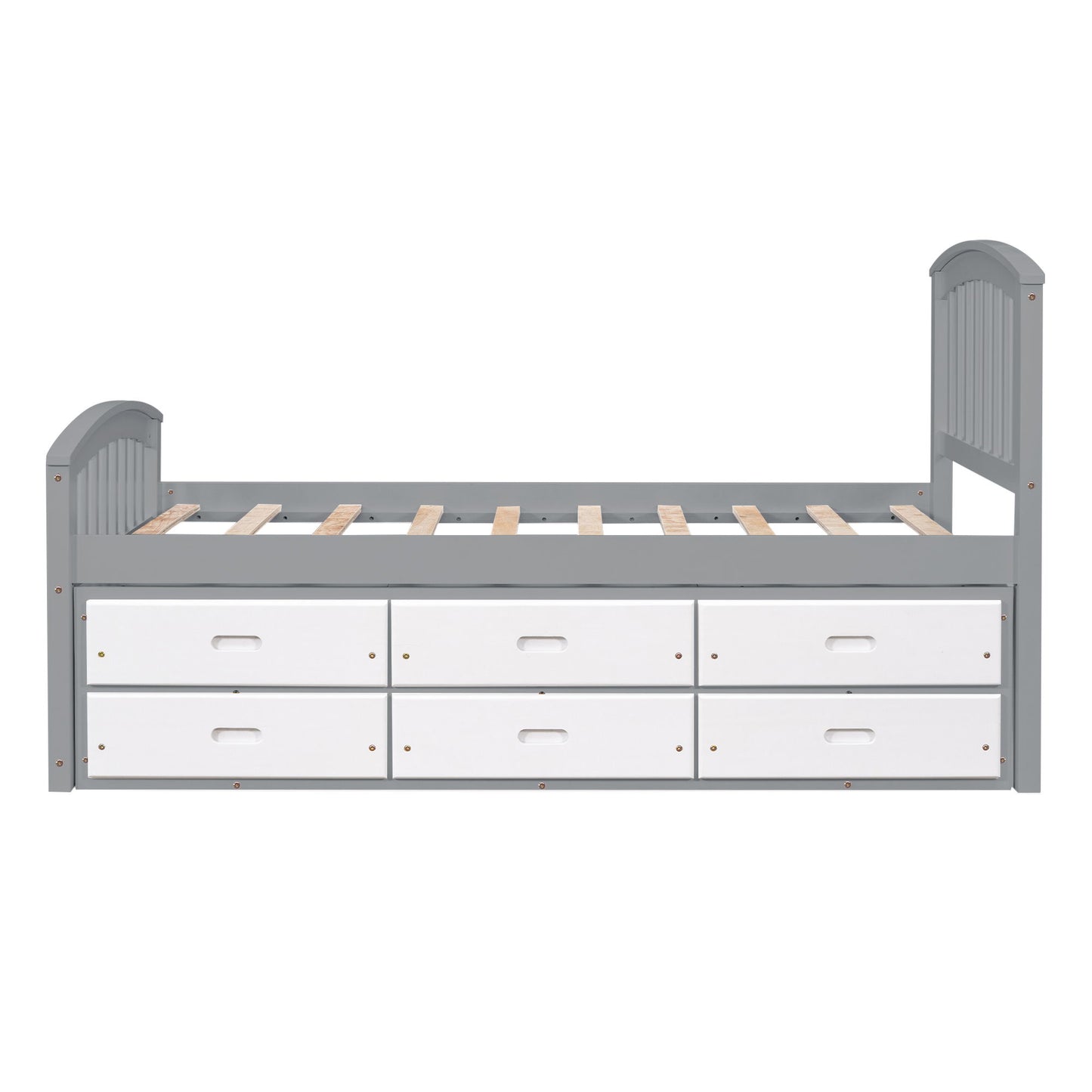 Platform Storage Bed Solid Wood Bed With 6 Drawers - The Sleep Loft - Online Mattress Showroom NYC