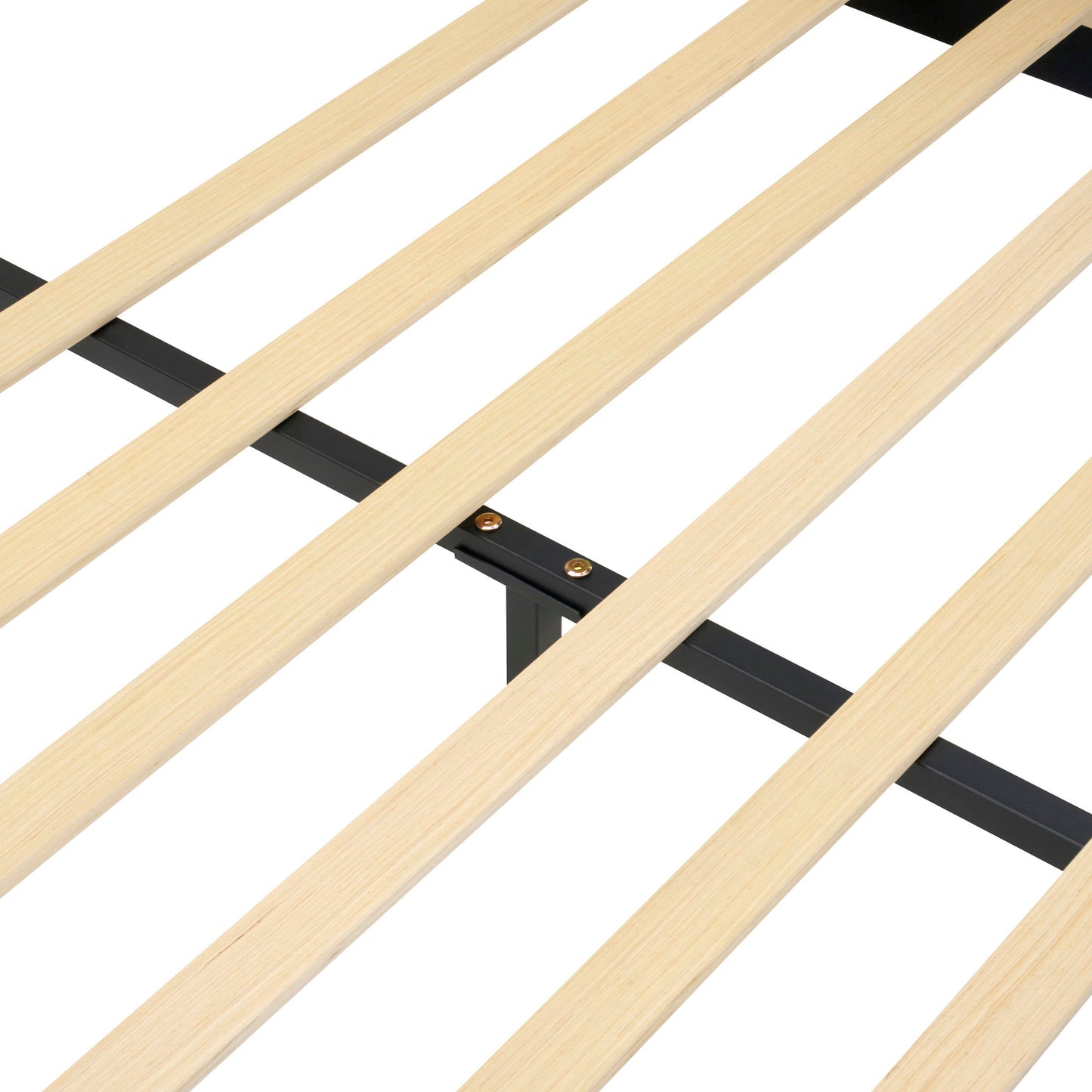 Upholstered Simple Modern Bedroom Bed With Curved Headboard - The Sleep Loft - Online Mattress Showroom NYC