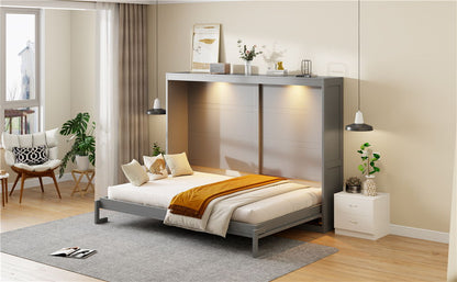 Murphy Wall Bed Modern Design With LED Lights - The Sleep Loft - Online Mattress Showroom NYC