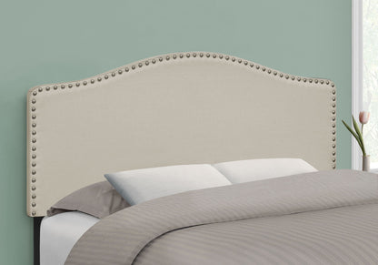 Full Size, Bed Headboard Only, Upholstered, Transitional - Beige - The Sleep Loft - Online Mattress Showroom NYC