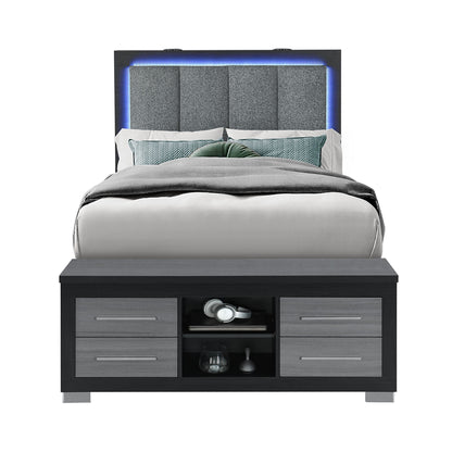 Messa - Bed With Storage Features And LED Lighting - The Sleep Loft - Online Mattress Showroom NYC