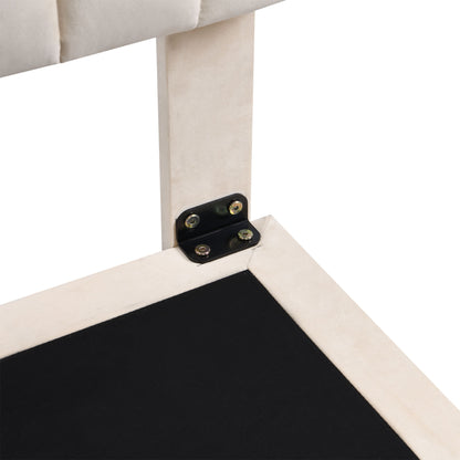 Upholstered Bed With Sensor Light And Headboard, Floating Velvet Platform Bed - The Sleep Loft - Online Mattress Showroom NYC