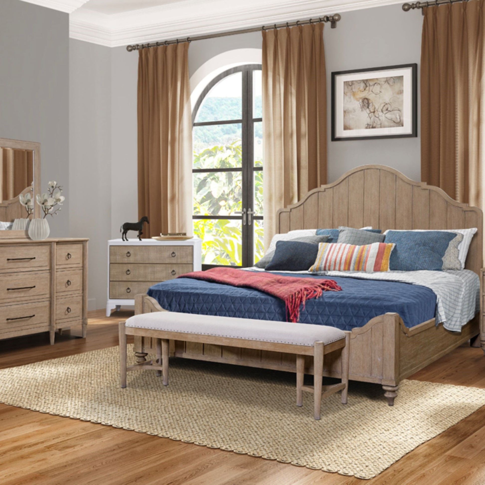 3 Drawer Nightstand - Sand - The Sleep Loft - Online Mattress Showroom NYC