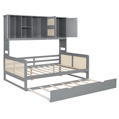 Daybed And All In One Cabinet And Shelf - The Sleep Loft - Online Mattress Showroom NYC