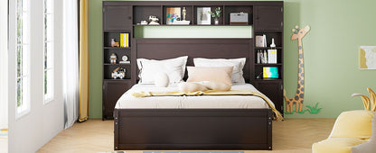 Bed With All In One Cabinet, Shelf And Sockets, Twin Long Trundle - The Sleep Loft - Online Mattress Showroom NYC