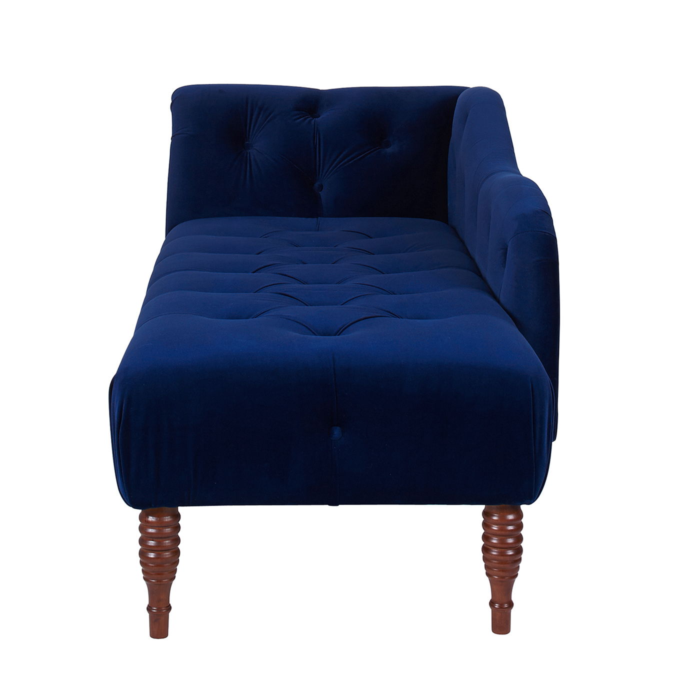 Samuel - Tufted Roll Arm Chaise Lounge - The Sleep Loft - Online Mattress Showroom NYC