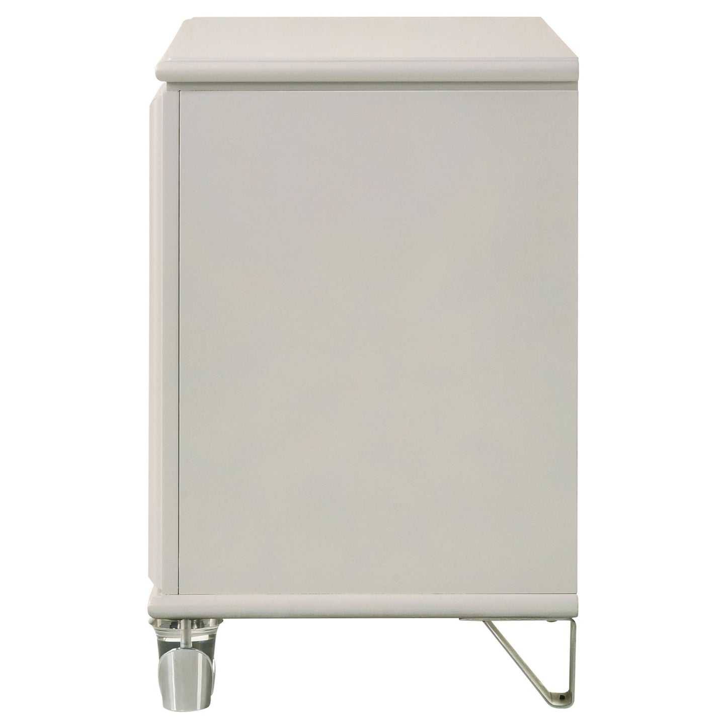 Gwendolyn - 2 Drawer Nightstand - White - The Sleep Loft - Online Mattress Showroom NYC