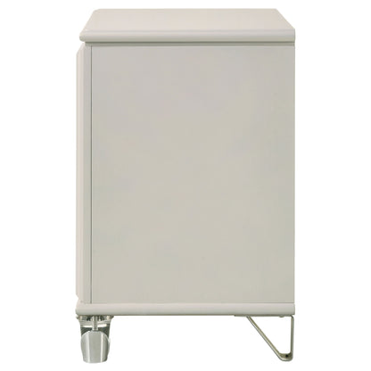 Gwendolyn - 2 Drawer Nightstand - White - The Sleep Loft - Online Mattress Showroom NYC