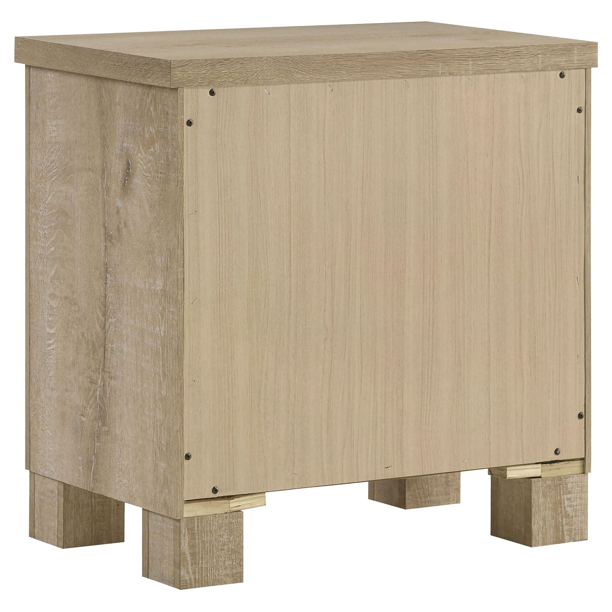 Sansome - 2 Drawer Nightstand Bedside Table - Oak - The Sleep Loft - Online Mattress Showroom NYC