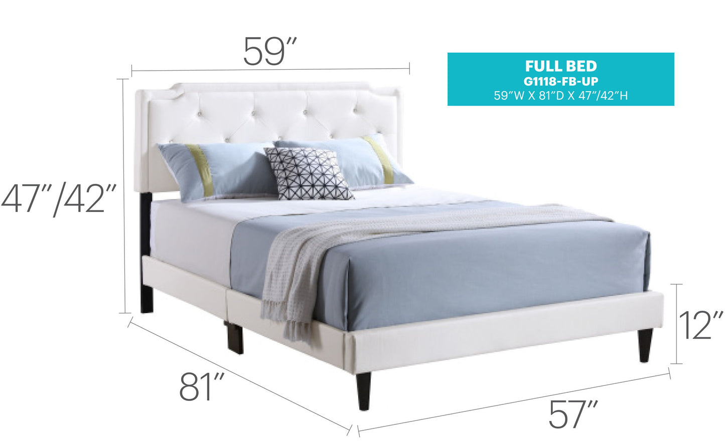 Button Tufted Bed Charming For Cozy Spaces - The Sleep Loft - Online Mattress Showroom NYC