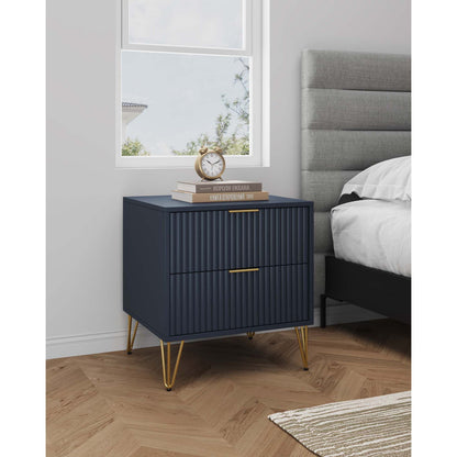 Dumbo - Nightstand With 2 Drawers - The Sleep Loft - Online Mattress Showroom NYC