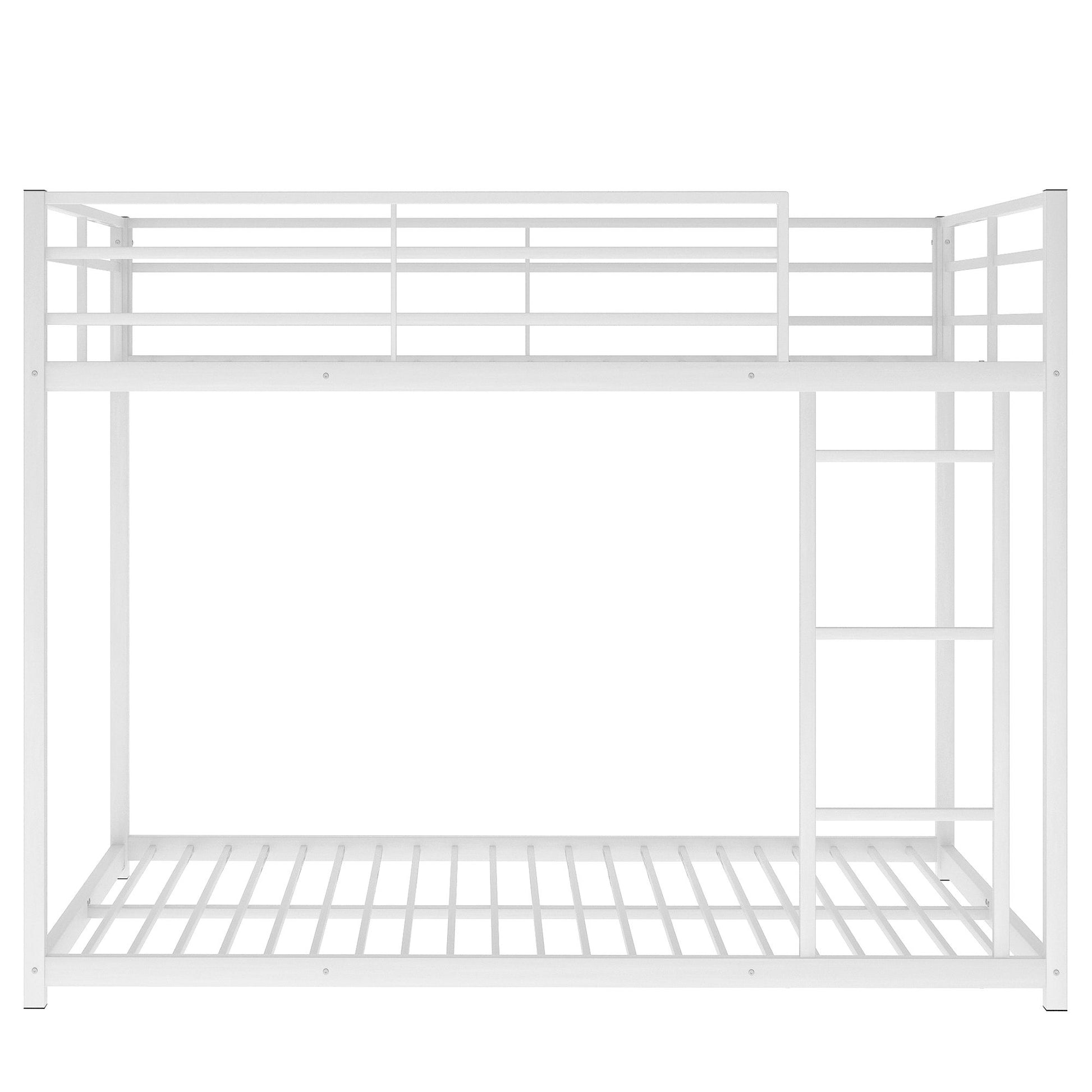 Metal Bunk Bed, Low Bunk Bed With Ladder - The Sleep Loft - Online Mattress Showroom NYC