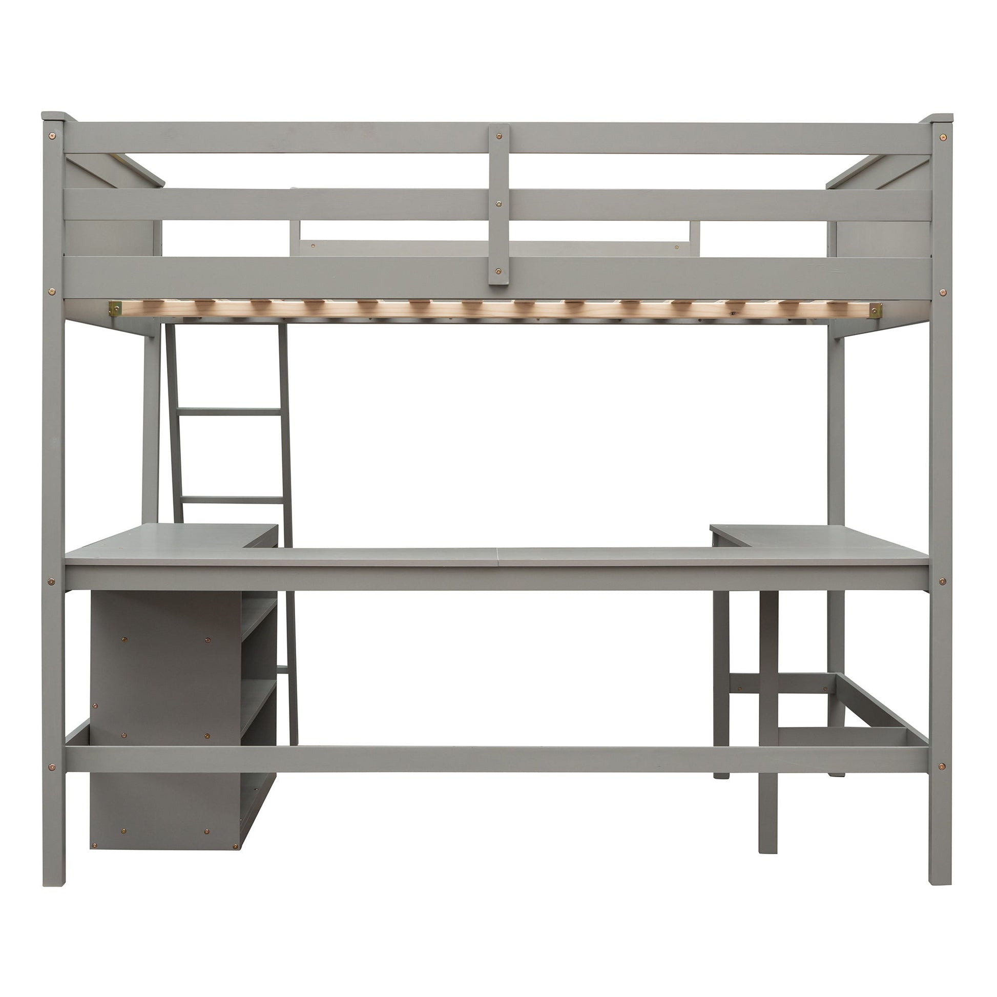 Loft Bed With Shelves With Desk - The Sleep Loft - Online Mattress Showroom NYC