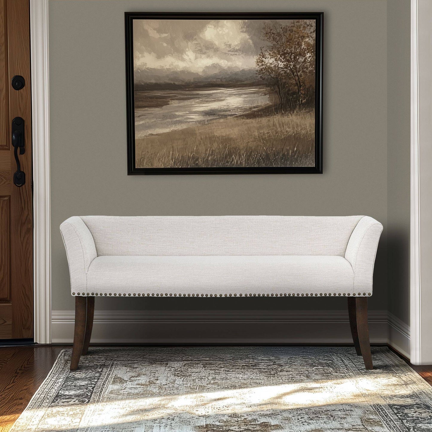 Welburn - Upholstered Bench - The Sleep Loft - Online Mattress Showroom NYC