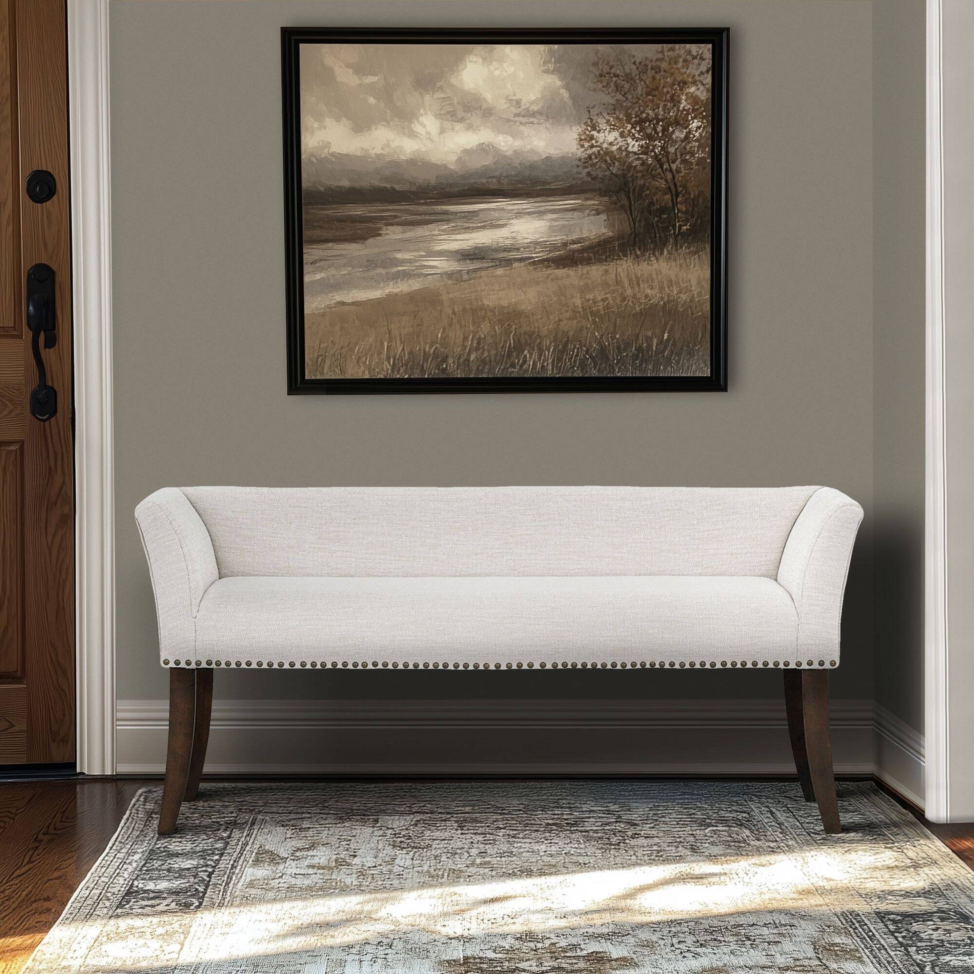 Welburn - Upholstered Bench - The Sleep Loft - Online Mattress Showroom NYC