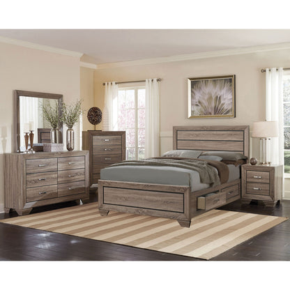 Queen Storage Bed With Underbed Drawers - Brown - The Sleep Loft - Online Mattress Showroom NYC