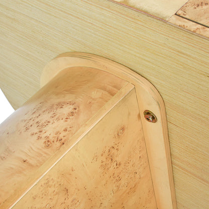 Jesse - Single Drawer Oval Computer Desk - The Sleep Loft - Online Mattress Showroom NYC