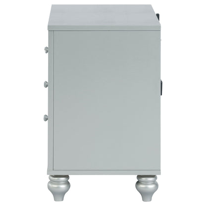 Menlo - 2 Drawer Nightstand - Gray - The Sleep Loft - Online Mattress Showroom NYC