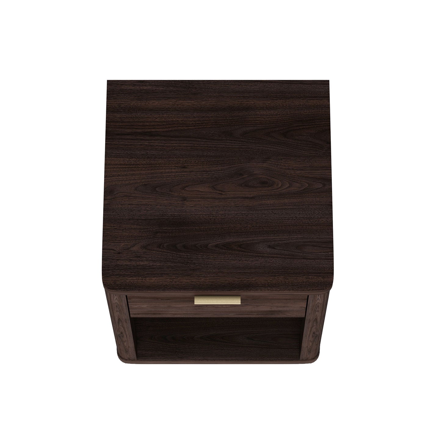Evelyn - Nightstand With 1 Drawer And Open Shelf - The Sleep Loft - Online Mattress Showroom NYC