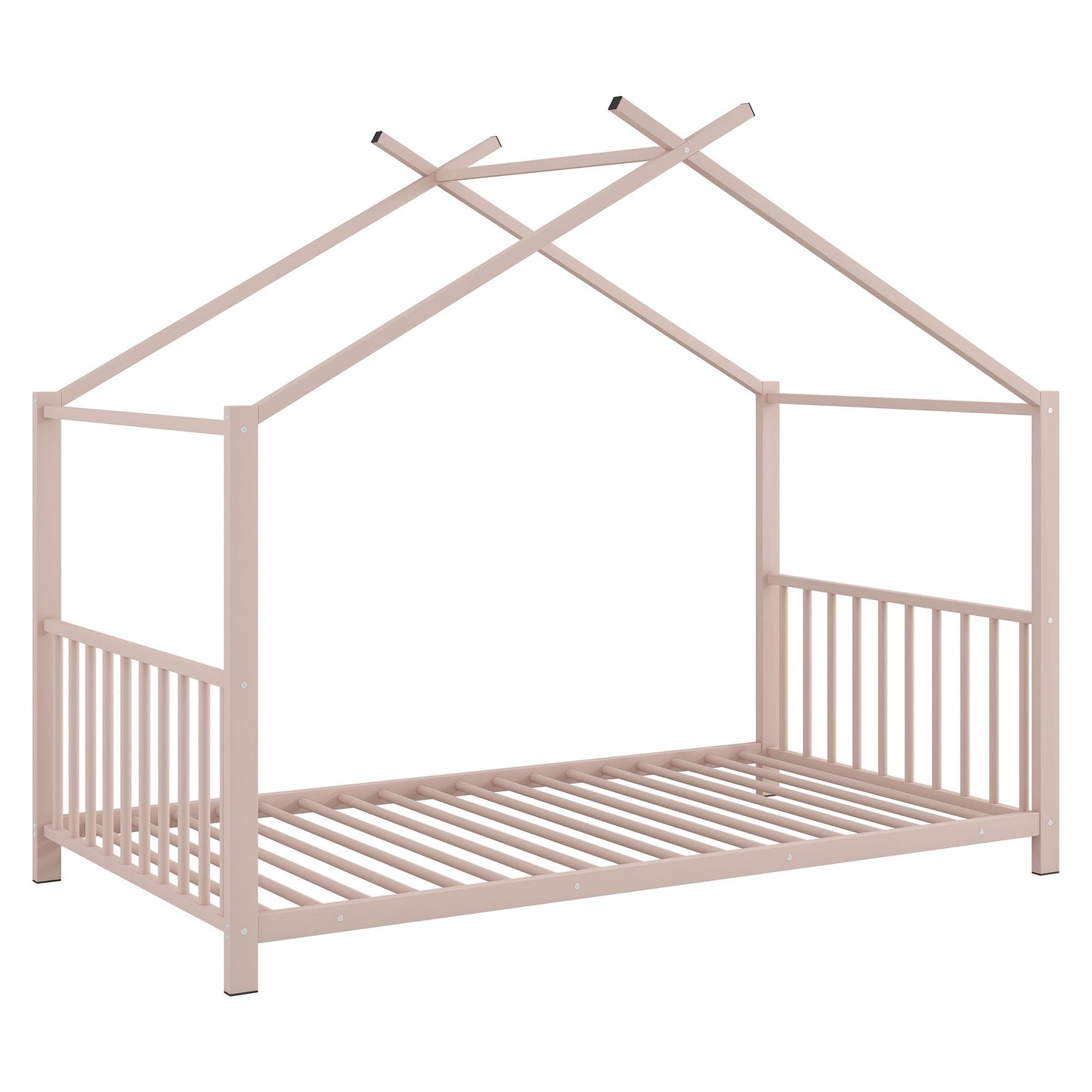 Metal House Platform Bed With Modern Design And Durable Frame - The Sleep Loft - Online Mattress Showroom NYC