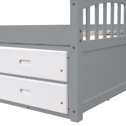 Platform Storage Bed Solid Wood Bed With 6 Drawers - The Sleep Loft - Online Mattress Showroom NYC