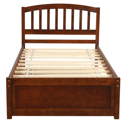 Platform Bed Wood Bed Frame With Trundle - The Sleep Loft - Online Mattress Showroom NYC