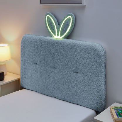 Upholstered Bed With Oversized Rabbit Ear Headboard, LED Lights & 4 Storage Drawers - The Sleep Loft - Online Mattress Showroom NYC