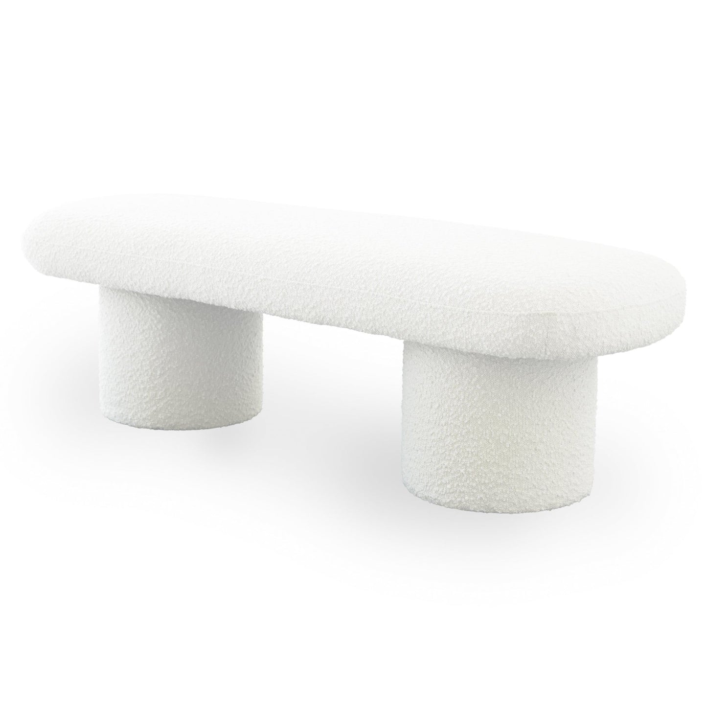 Randolph - Bench - Ivory - The Sleep Loft - Online Mattress Showroom NYC