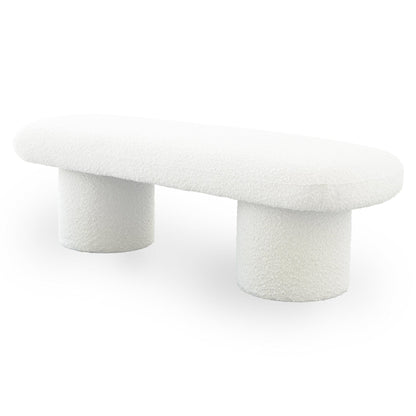 Randolph - Bench - Ivory - The Sleep Loft - Online Mattress Showroom NYC