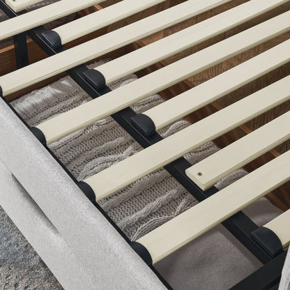 Daybed With Trundle And Storage Drawers, Flat Arms With Pocket - The Sleep Loft - Online Mattress Showroom NYC