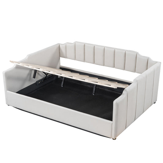 Modern Upholstered Daybed With Underneath Storage - The Sleep Loft - Online Mattress Showroom NYC