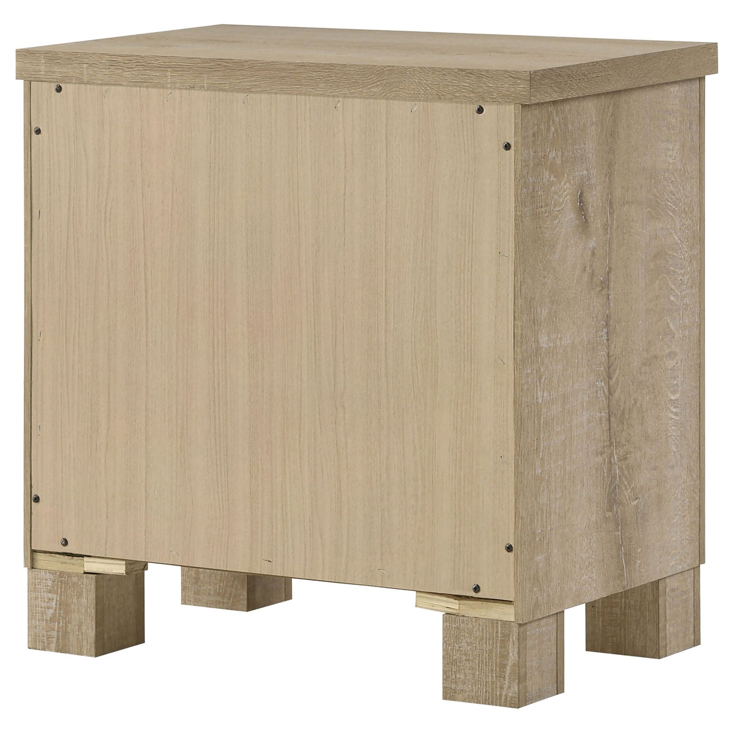 Sansome - 2 Drawer Nightstand Bedside Table - Oak - The Sleep Loft - Online Mattress Showroom NYC