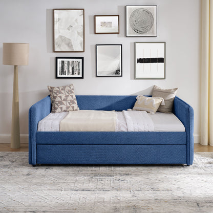 Upholstered Daybed With Pop Up Trundle - The Sleep Loft - Online Mattress Showroom NYC