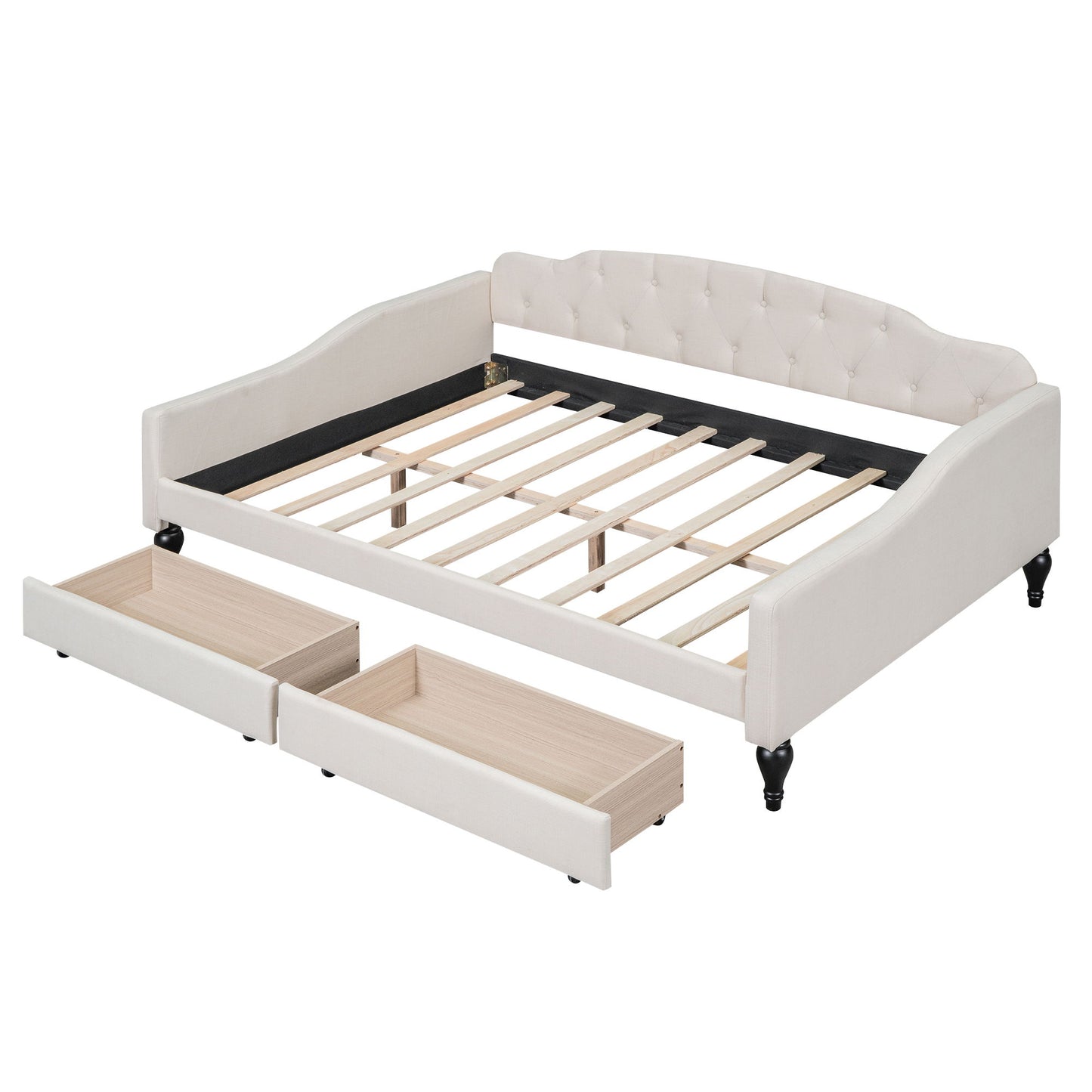 Upholstered Tufted Daybed - The Sleep Loft - Online Mattress Showroom NYC