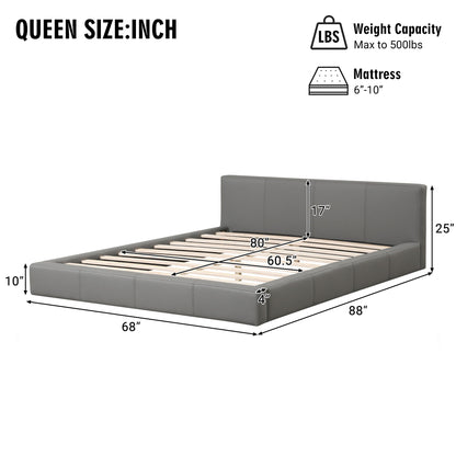 Stylish Upholstered Bed With Birch Wood Frame - The Sleep Loft - Online Mattress Showroom NYC