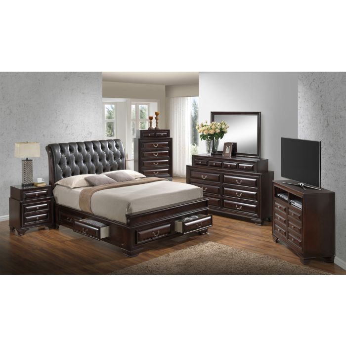LaVita - Storage Bed Elegant Transitional - The Sleep Loft - Online Mattress Showroom NYC