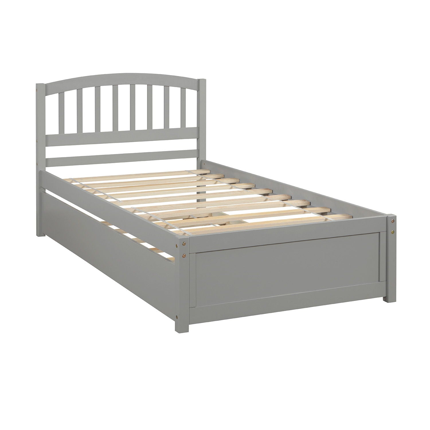 Platform Bed Wood Bed Frame With Trundle - The Sleep Loft - Online Mattress Showroom NYC