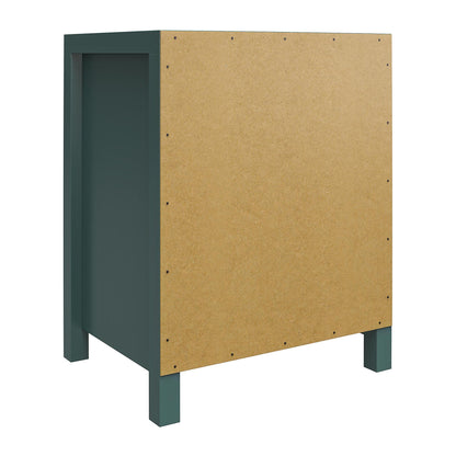 Haven - 1 Drawer Nightstand - Green - The Sleep Loft - Online Mattress Showroom NYC